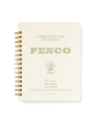 Penco Coil Notebook WHITE