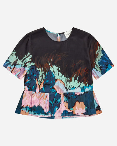 Solus Graphic Top Black Multi