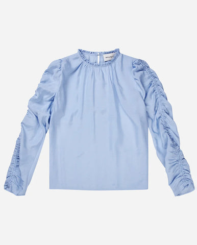 Button Sleeve Sweatshirt Fleur De Sel