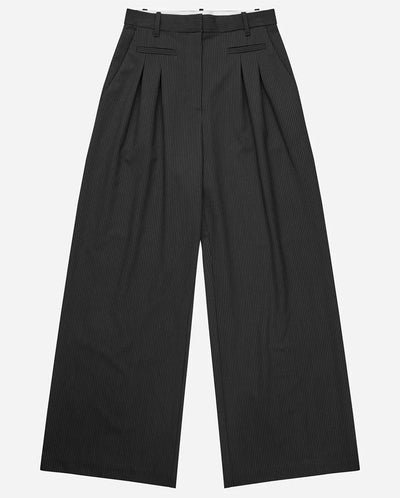 Stormy Tailored Trouser Black Pinstripe