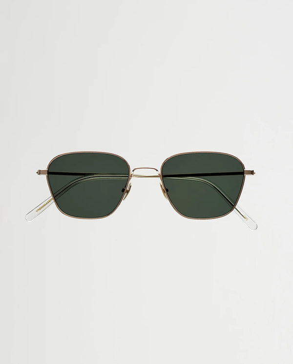 Otis Gold Gold / Green Solid lens