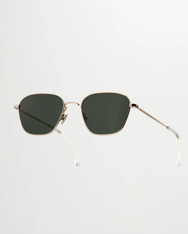 Otis Gold Gold / Green Solid lens