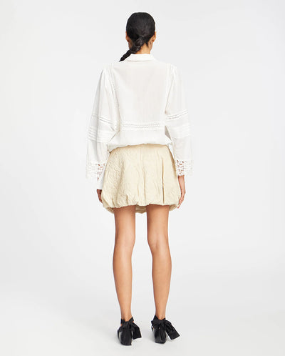 Ferdie Lace Shirt WHITE