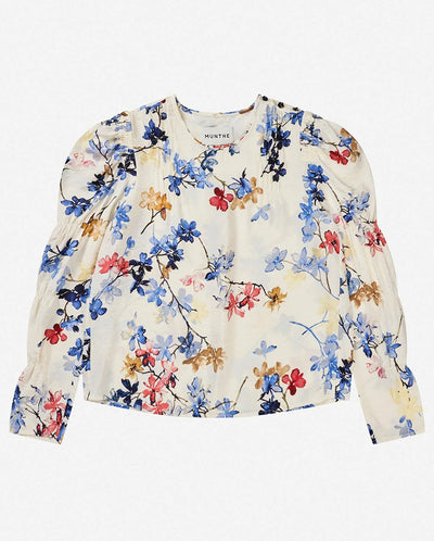 Frewin Printed Blouse Ecru Print