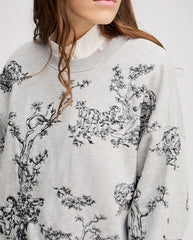 Friede Embroidered Sweat GREY