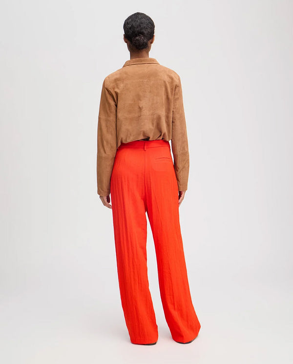 Kosmila Pleat Front trouser RED