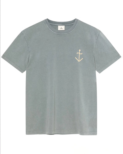 Dantas Logo T-Shirt Smoked Pearl Pale Yellow