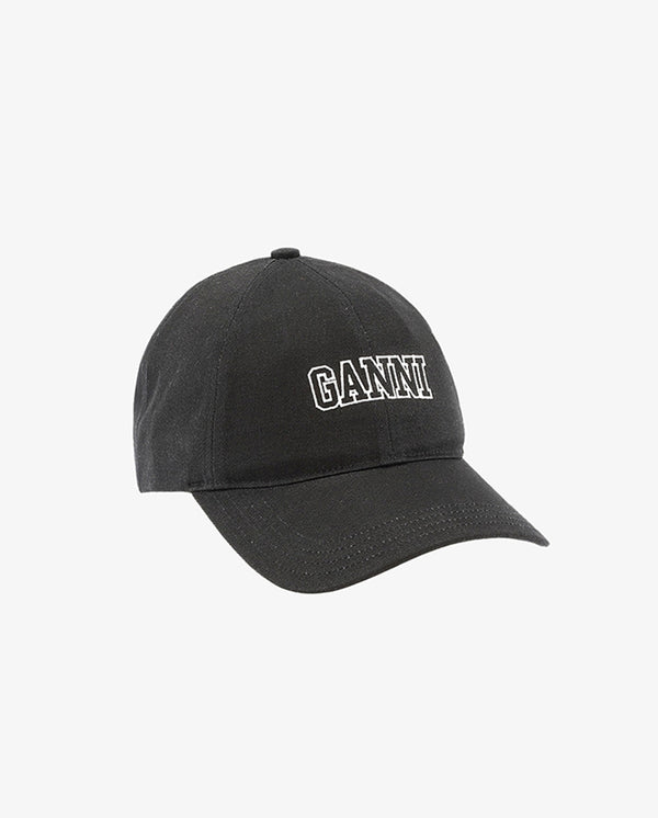 Ganni Logo Cap BLACK