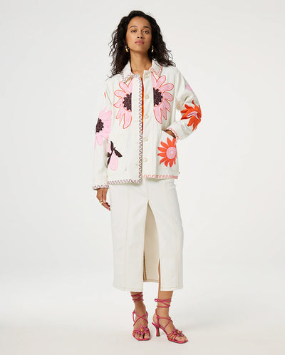 Elody Jacket White / Multi