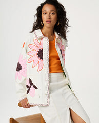 Elody Jacket White / Multi