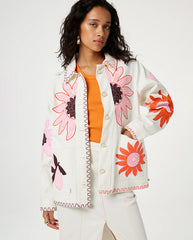 Elody Jacket White / Multi