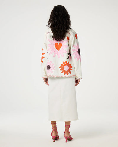 Elody Jacket White / Multi