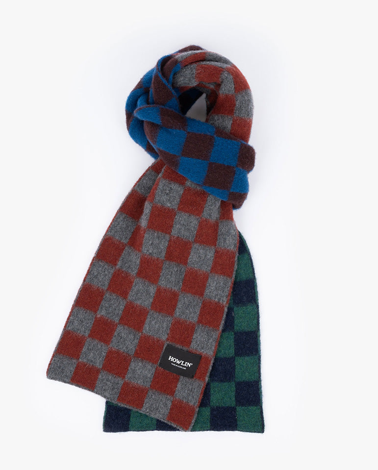 Cosmic Checkerboard Scarf Cosmic