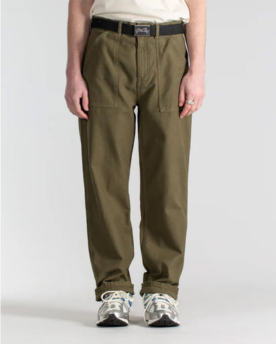 Fat Pant Olive Sateen