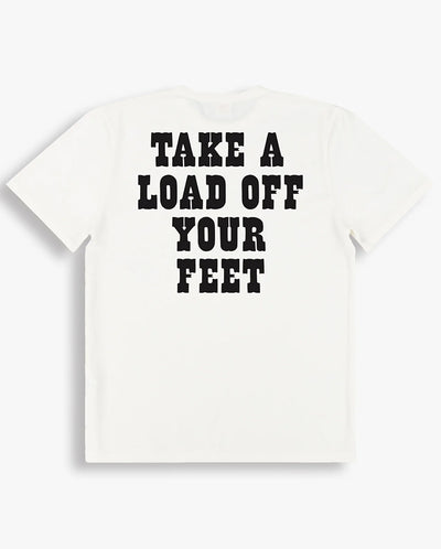 Take A Load Off Tee Vintage White