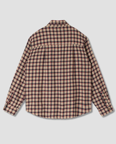 Flannel Shirt Easy Natural Plaid