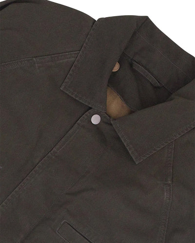 Car Coat Dark Sage Twill