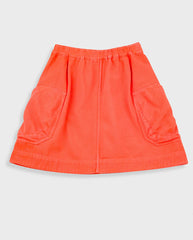 Prism Skirt Coral Twill