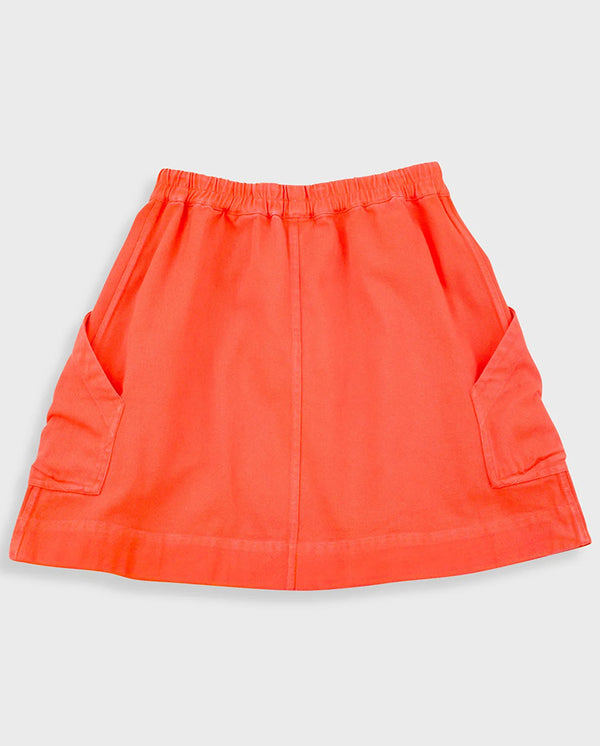 Prism Skirt Coral Twill