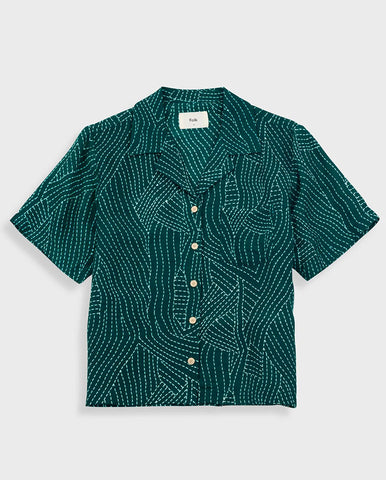 Manon Stripe Shirt GREEN