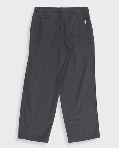 Wide fit Trouser Charcoal Hemp Canvas