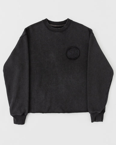 Forever Lover Sweat Black Garment Washed