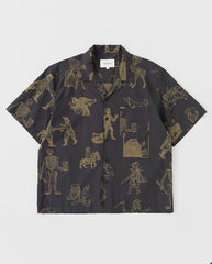 Woodcut Shirt BLACK