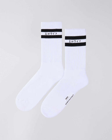 Edwin X Democratique Sock BLACK