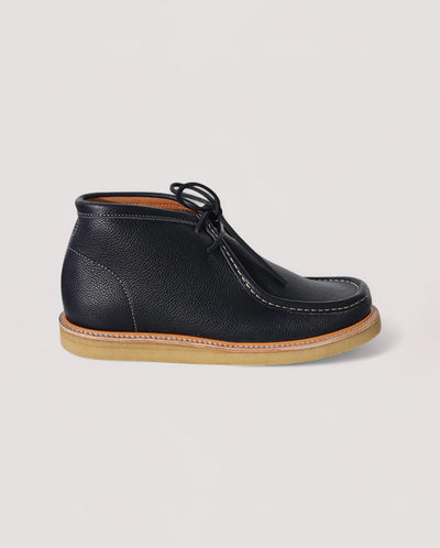 Wally Boot Leather Dark Navy