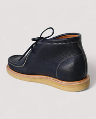 Wally Boot Leather Dark Navy