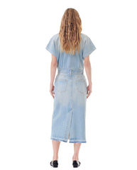 Tint Denim Midi Dress Tint Wash