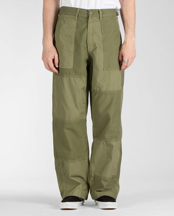 K Pant Olive Mix Sateen