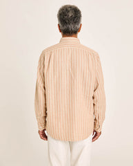 Bastos Loose Fit Shirt Clay Striped