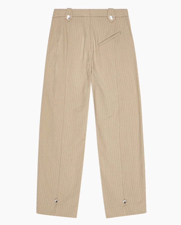 Melange Stripe Suiting Pants Caribou