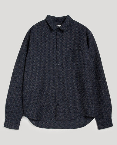 Delinquents Shirt Navy Baby Cord