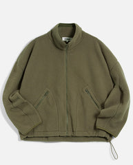 Aaron Zip Fleece OLIVE