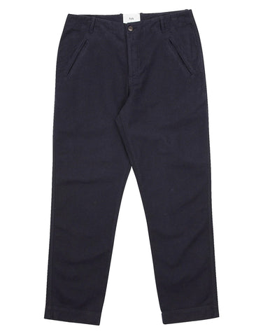 Assembly Suit Trouser Navy Brushed Stripe