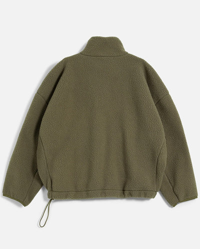 Aaron Zip Fleece OLIVE