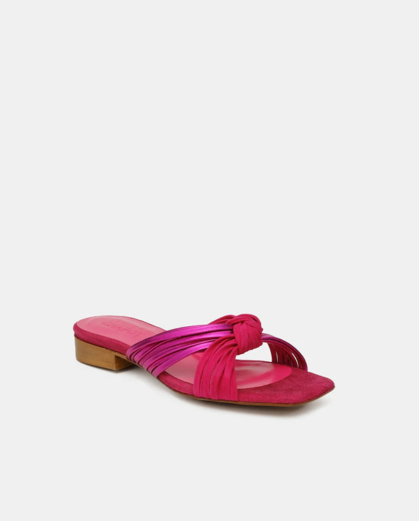 Momo Knot sandal Pink Metallic