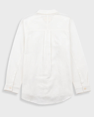 Raglan Shirt White Dropstitch Waffle