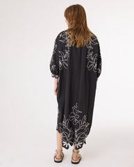 Monica Oversize Shirt Dress Black/White