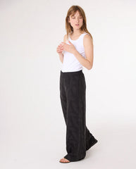 Lola Flocked trouser BLACK