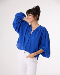 Lena Blouse BLUE