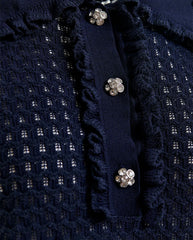 Hemirates Knitted Polo Dark Sapphire