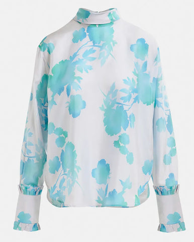 Shellcu Blouse Light Blue