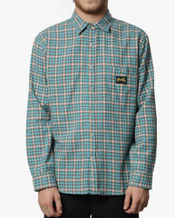 Aqua Plaid Flannel Shirt Aqua Plaid