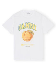 Peach Relaxed Tee WHITE