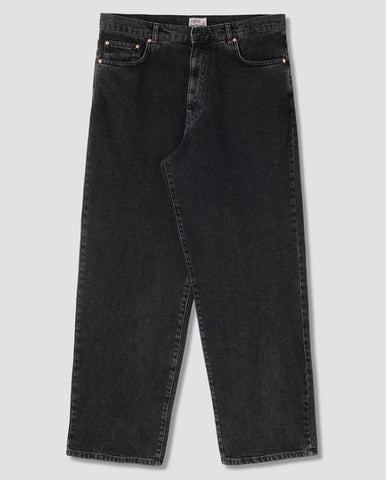 Wide fit Trouser Charcoal Hemp Canvas