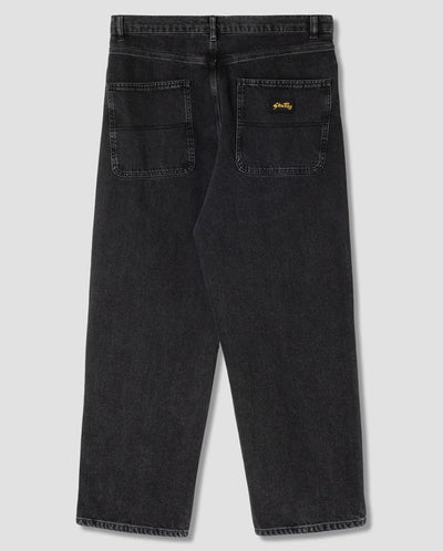 Wide 5 Pant Washed Black