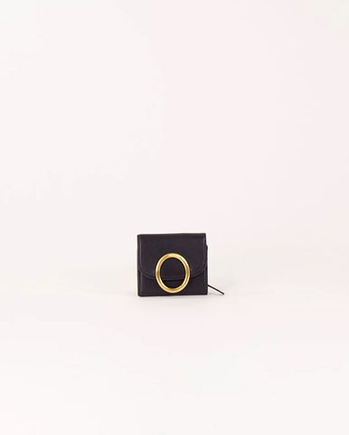 Theao Leather Wallet BLACK